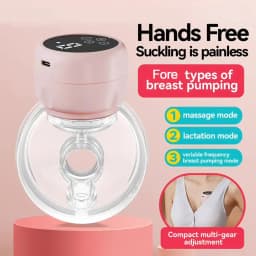 1pcs Hands-free Wearable Breast Pump Electric Fully Automatic Integrated Breast Pump Portable Breast Pump Breast Feedin