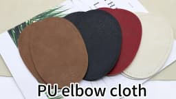 1Pair PU Leather Sew-on Oval Elbow Knee Patches DIY Repair Sewing Appliques Used for Alterations Repair Decoration on Clothing