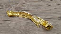 Multi-Layer Metal Strap with Diamond Necklace, European and American Sexy Collarbone Chain, High-End Feeling Women Necklace