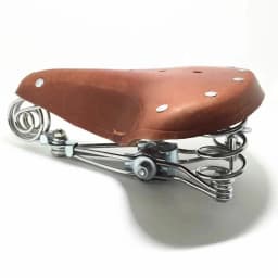 Traditional Old Style Bicycle Saddle Riveting Cow Leather Seat Road MTB Bike Standard Vintage Cushion Cycling Part