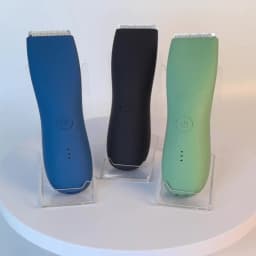Men's Electric Groin & Body Shaver - Waterproof Dual Head Trimmer Kit w/ LED Light & Foil Blades