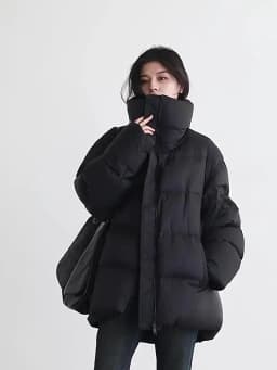 CHIC VEN Fashion Women Down Coats Solid 80 White Duck Down Jacket Black Bread Coat Warm Female Overcoat Autumn Winter 2025