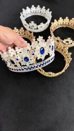 Crystal Queen Bridal Crown For Women Luxury Full Circle Wedding Tiara Pageant Prom Headpiece Wedding Bride Hair Accessories