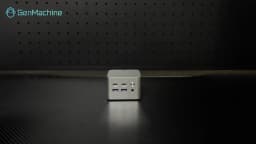 Genmachine Mini PC AMD Ryzen 3 5425U 4.1Ghz 15W Windows 11 LPDDR4X 4266Mhz Desktop Diy Gaming Computer WiFi6E BT5.2 Gaming Pc