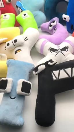 26pcs Alphabet Lore Plush English Letter Stuffed Animal Plushie Doll Toys Gift For Kids Children Educational Christmas Gifts