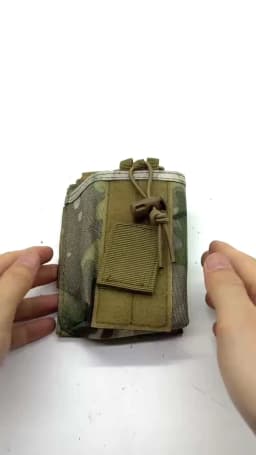 1000D Nylon Tactical Molle Walkie Talkie Holder Bag Radio Pouch Package Sports Pendant Hunting Magazine Mag Pouch