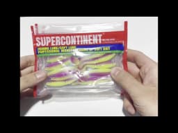 Supercontinent NEW cannibal baits 3D color bicolor smell bait 96mm/80mm/62mm Fishing Fish T Tail
