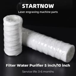 Filter Cartridge Water Purifier 5 / 10 Inch 5-Micron Sediment PP Cotton or Wire Wound For Water Chiller Water Filter System
