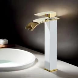 Waterfall Wash Basin Stainless Steel High And Low Faucet Black Hot And Cold Toilet Wash Basin Bathroom