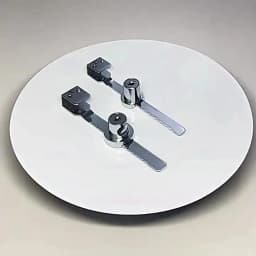 4Pcs Sliding Glass Door Lock Display Case Lock Ratchet Lock with Chrome Finish, Security, Keyed Alike Showcase Display