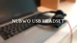 NUBWO HW01 USB Headphone 3.5mm Computer Headset with Mic Noise Cancelling for Laptop PC Business Office Headsets for Cell Phone