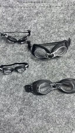 Tiny Underwater Goggles Dollhouse Props Swimming Glasses Miniatures Mini Swimming Glasses Cotton Doll Accessories Play House Toy