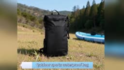 NEWBOLER Large Capacity Swimming Waterproof Backpack, Beach, Drifting, Surfing, Diving, Waterproof Backpack 35L Dry Pack