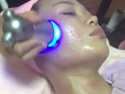 Microcurrent RF LED Photon Beauty Machine NeedleFree Electroporation Massager for Facial & Skin Lifting Tightening Rejuvenation