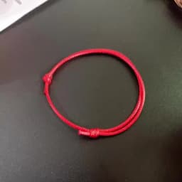 Red Black Cord Bracelet for Men String Adjustable Unisex Adult Waterproof Nylon Hand Bracelet Good Lucky Charm Jewelry