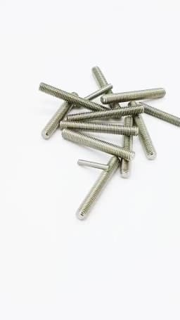 304 Stainless Steel Full Threaded Rod Bolt M3 M4 M5 M6 M8 Length 16-300mm Fully Metric Headless Bolt Thread Stud Rods Screws