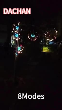 LED Firework Light 2x 4x 6x USB Powered Hanging Fairy Lights DIY Starburst Lamp for Garden Christmas Garland Festival Decor