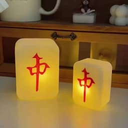 Chinese Mahjong Night Light Soft Light Eye Protection LED Light Sleep LED Mahjong Creative Light