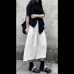 [EAM] High Elastic Waist Black Brief Pleated Wide Leg Pants New Loose Fit Trousers Women Fashion Tide Spring Autumn 2026 1DF1103