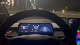 VJOYCAR 9.66 inches Instrument Display for New Model Y Juniper Model YL Dashboard with Air Outlet for Tesla All Model 3 Y