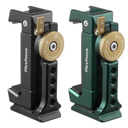 Metal Phone Holder Clamp With Cold Shoe Arca 360°Rotatable Tripod Mount Clip for TikTok Vlog Smartphone Video Photography