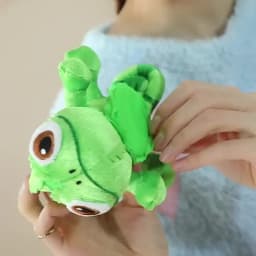 New Chameleon 15cm plush Sit on Shoulders Plush Toys Stuffed Creative Lizard Doll Clothing Accessories for Kid Birthday Gift