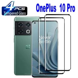2/4Pcs 9H Curved Four Sides Glue Tempered Glass For OnePlus 10 Pro HD Screen Protector Film