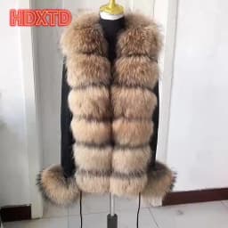 Women's Real Fox Fur Cardigan Jacket Spring and Autumn with Knitted Sweaters and Real Fox Fur Collar Women Raccoon Fur Cardigan