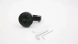 Universal 7/8 Waterproof Chrome Motorcycle Bike Handlebar Mount Quartz Clock Watch Aluminum Luminous Clock Moto Accessories