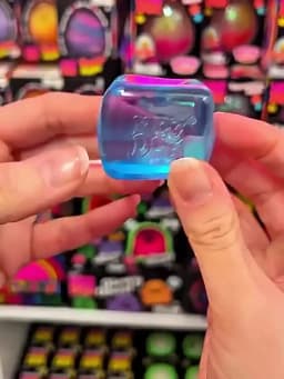 Schyllin Needoh Nice Ice Baby Fidget Cube 4 Pack Super Solid Squish Sensory Toys Non-toxic Squeeze Toys for ADHD and Autism Gift