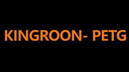 KINGROON PETG 3D Printer Filament 1.75mm 1KG High Quality Toughness 3D Printing Material Standard 1Roll/KG