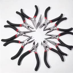 Jewelry Pliers Tools Equipment Long Needle Round Nose Curved Nose Cutting Wire Pliers For Jewelry Making Handmade Accessories