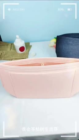NEW Dumplings Liner Bag Organizer For Longchamp Mini Storage Bag The Liner Felt Purse Insert Handbag Liner Bag