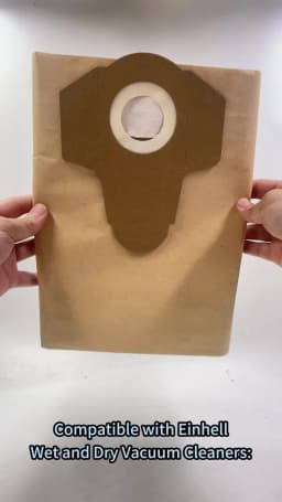 5/10 PCS 20L 30L Dust Collection Bag For Einhell BT-VC1250S/BT-VC1250/TC-VC 18/20 Li S-Solo Wet And Dry Vacuum Filter Bag