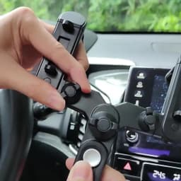 Universal Anti-Shaking Car Phone Holder Clip Type Rearview Mirror Mount for Special Navigation - Car Bracket Support
