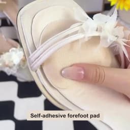 2 Pairs Self-Adhesive High Heel Insoles | Non-Slip Shock-Absorbing Cushion, Breathable Thick Sole Pads for Women High Heels