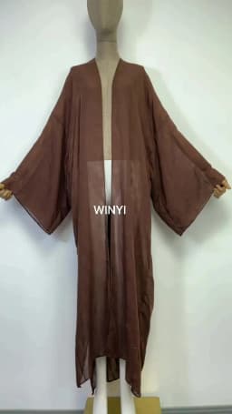 WINYI Women Free Size Skin-friendly Soft Retro Tie-dye Printed Cardigan Stitch Cocktail Sexy Boho Beach Cover Up Holiday Kimono