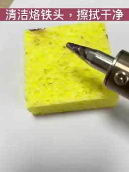 Solder Iron Tip Cleaning Cleaning Sponge Nozzle Tip Copper Wire Cleaner Ball for Cleaning Soldering Irons and Tip