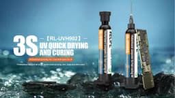 RELIFE RL-UVH902 Motherboard flying line 3 seconds quick dry oil For Motherboard BGA PCB flying line curing oil maintenance tool
