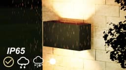 LED Wall Lamp Outdoor Waterproof IP65 Interior Wall Light Porch Garden Lights Living Room Street Corridor Stairs Lighting 24W