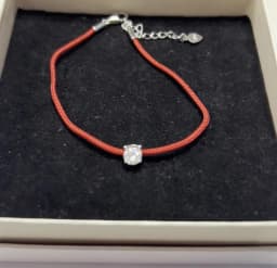 TY 0.5CT 925 Sterling Silver Moissanite Bracelet For Women Men Lucky Red String Bracelet 12constellation Bracelet Fine Jewelry