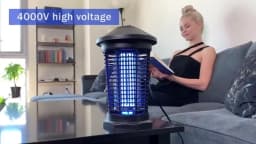 Outdoor Bug Zapper 4000V Indoor Electronic Mosquito Killer Lantern Waterproof Fly Trap Insect Killer