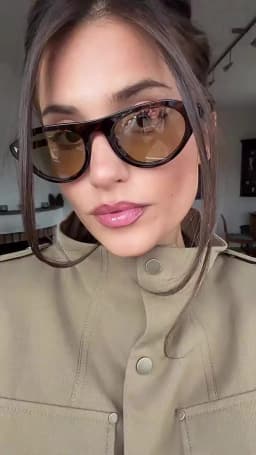 Light Luxury Cat-Eye Rice Nail Sunglasses Retro Ins High-End Women's Sunglasses For Vacation And Commuting Versatile Sunglasses
