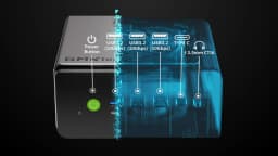 GMKtec K15 Mini PC Intel Core Ultra5 125U AI Barebone NO RAM NO SSD NO OS Support DDR5 NPU WIFI6E BT5.2 Desktop Gaming Computer