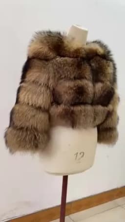 Women's Fur Coat - Winter Women's Warm Natural Raccoon Fur Coat - Fashionable Luxury Mainstream Brand Genuine Leather Coat
