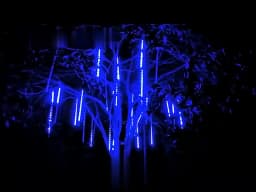 LED Meteor Shower Lamp Waterproof Snow Falling Raindrop Icicle Fairy Lights 50cm 8 Tubes Wedding Christmas Garland String Lights