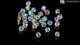 AAAAA Quality 720pcs Big Bag Crystal AB 4mm Bicone Crystal Beads Glass Beads Loose Spacer Beads for Jewelry Making Accessories