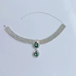 Rhinestone Multilayered Large Water Drop Dangle Necklace for Women Exaggerated Party Queen Necklace Jewelry Accessories Gifts