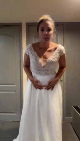 Boho A-Line Lace Wedding Dresses Bride 2026 Women's Wedding Gown Cap Sleeve V-Neck Backless Luxury Lace Bridal Dress Customized