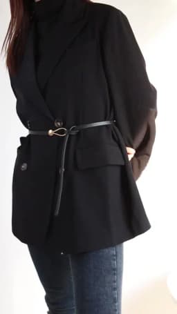 New Thin Leather Belt Women Bow Leisure Belts For Female Loop Strap Belts Knotted Dress Coat Decor Waistband Accessories